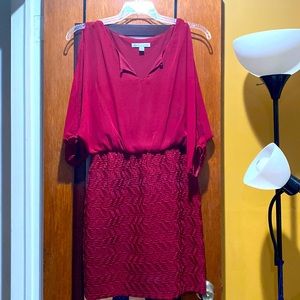 Maroon dress fit for all occasions
